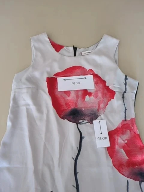 Zomerjurk Hippocampe - Fr 42 - Wit - Klaproos – photo 3